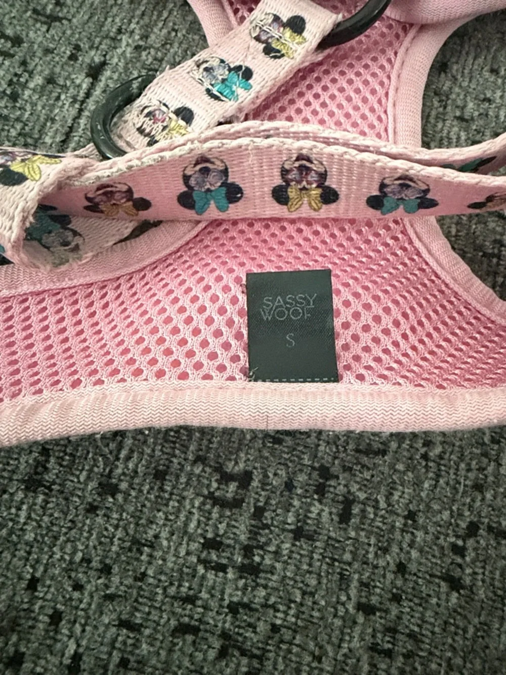Sassy Woof Disney Minnie Dog Harness Size Small